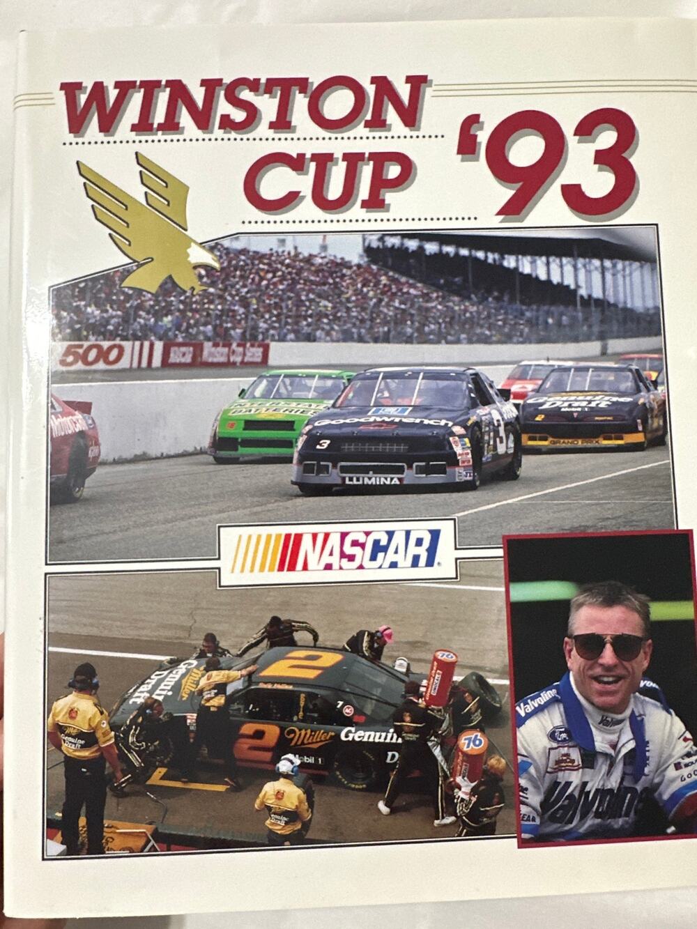 Winston Cup‘93 nascar year book Dale Earnhardt Davey Allison& Alan Kulwicki